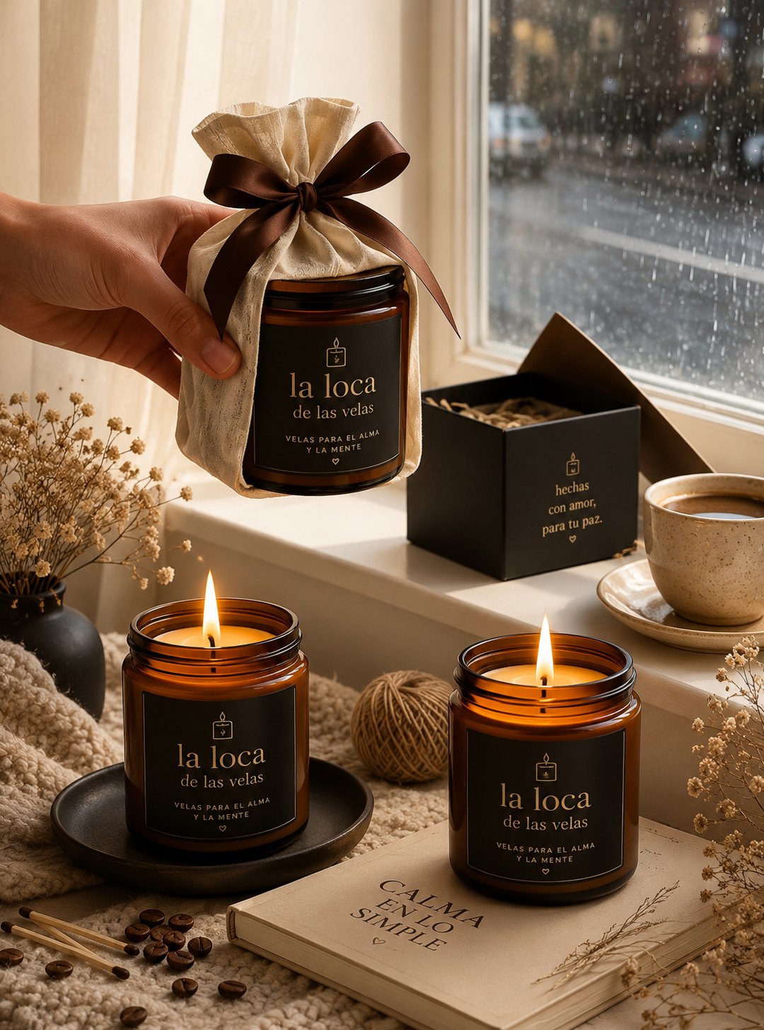 Diseño de envases de velas